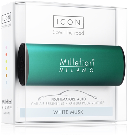 Millefiori Icon White Musk auto luchtverfrisser Classic