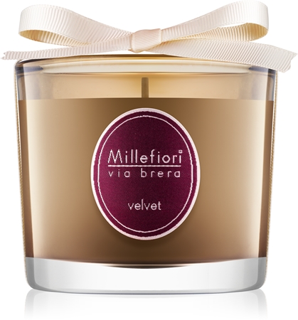 Millefiori Via Brera Velvet lumânare parfumată