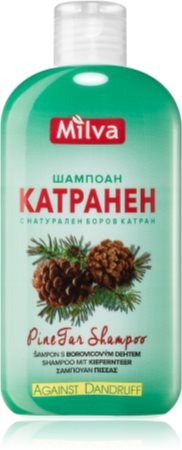 Milva Pine Tar Shampoo zur Erneuerung des Gleichgewichts der Kopfhaut