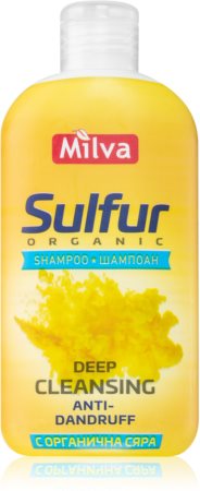 Milva Sulfur tiefenreinigendes Shampoo gegen Schuppen