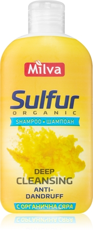 Milva Sulfur tiefenreinigendes Shampoo gegen Schuppen