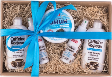 Milva Quinine & Caffeine set cadou (pentru păr)