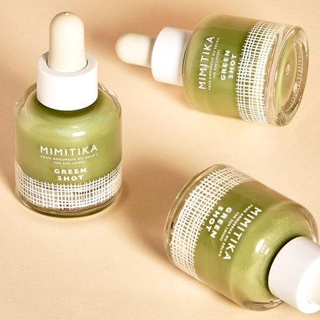 Mimitika Green Shot Detoxifying Serum schützendes Detox-Derum