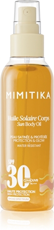 Mimitika Sun Body Oil SPF30 huile sèche solaire protectrice