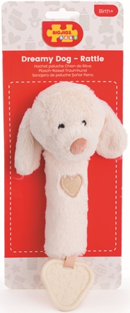 Bigjigs Toys Rattle Dreamy Dog chrastítko