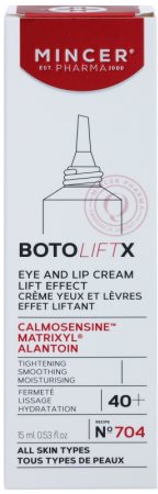 Марка
 Mincer Pharma BotoLiftX N° 700 40+ лифтинг крем за зоната около очите и устните