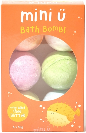 Mini-U Bath Bomb 6 Pack šumivá koule do koupele