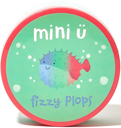 Mini-U Fizzy Plops barevné šumivé tablety do koupele pro děti