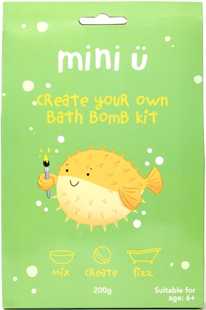 Mini-U Create Your Own Bath Bomb Kit set per creare bombe frizzanti per il bagno