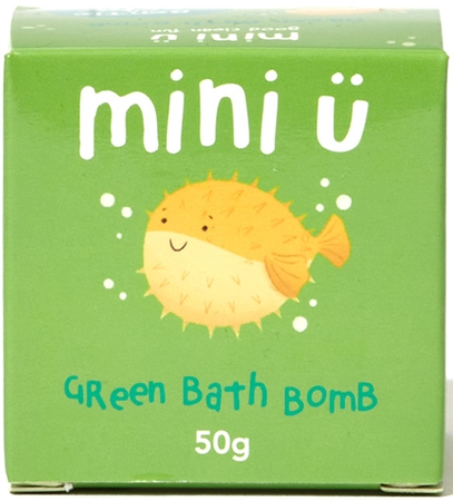 Mini-U Bath Bomb Green šumivá koule do koupele