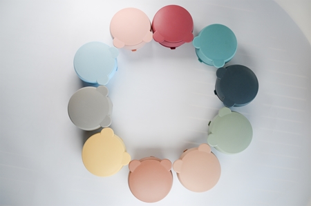 Minikoioi Bowl Aqua Green Silikonschüssel mit Saugnapf