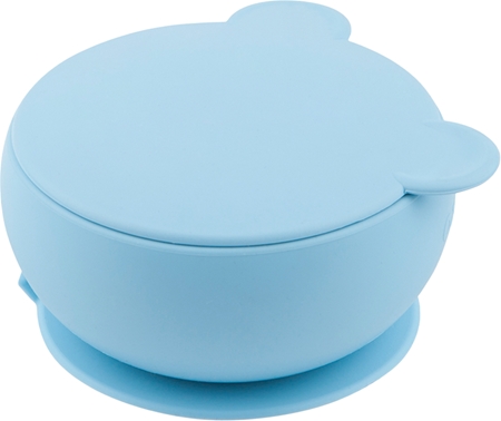 Minikoioi Bowl Blue bol de silicona con ventosa