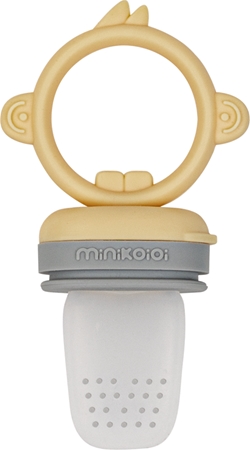 Minikoioi Feeder Teether Grey/ Yellow ніблер-прорізувач для годування