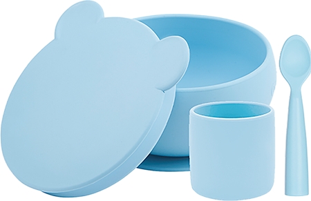Minikoioi BLW I Mineral Blue set de vajilla