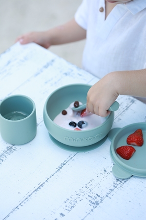 Minikoioi BLW I Mineral Blue set de vajilla