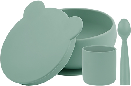 Minikoioi BLW I River Green dinnerware set