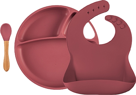 Minikoioi BLW II Velvet Rose jídelní set