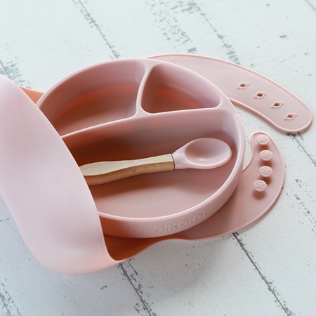 Minikoioi BLW II Pinky Pink Geschirrset