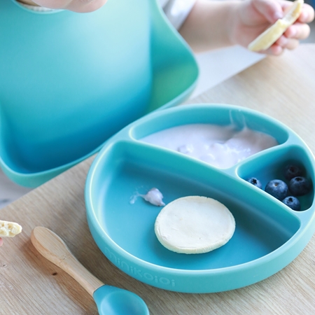 Minikoioi BLW II Mineral Blue galda piederumu komplekts
