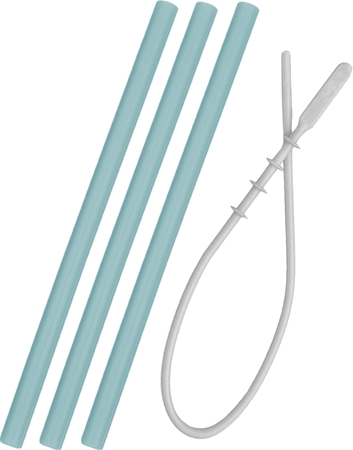 Minikoioi Flexi Straw with Cleaning Brush силіконова трубочка 3 шт