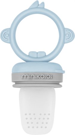 Minikoioi Feeder Teether Mineral Blue/ Powder Grey ніблер-прорізувач для годування