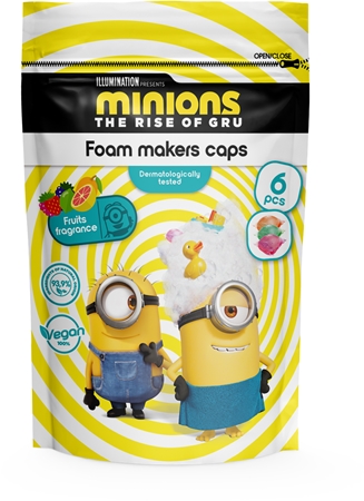 Minions The Rise of Gru Bath tablete colorate efervescente pentru baie