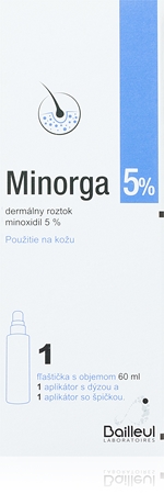 Minorga Minorga 5% kožný roztok proti vypadávaniu vlasov