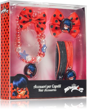 Miraculous Lady Bug Hair Accessories Set coffret cadeau (pour