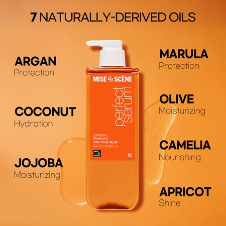 mise en scene Perfect Serum Original Shampoo shampoing rénovateur pour des cheveux brillants et doux