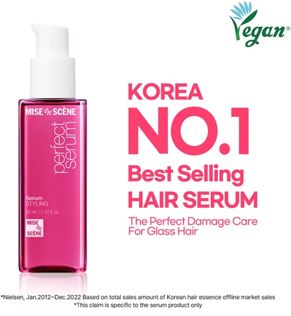 mise en scene Perfect Serum Styling Restructuring Serum for heat hairstyling