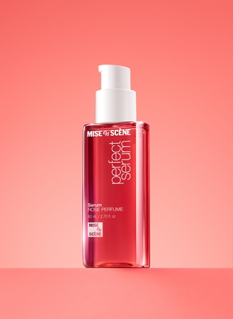 mise en scene Perfect Serum Rose Parfume Restorative Hair Serum with floral fragrance