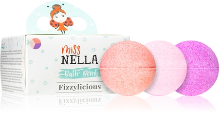 Miss Nella Fizzylicious fürdőgolyó gyermekeknek 3 éves kortól
