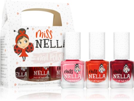 Miss Nella Peel Off Nail Polish Set set de lacuri de unghii