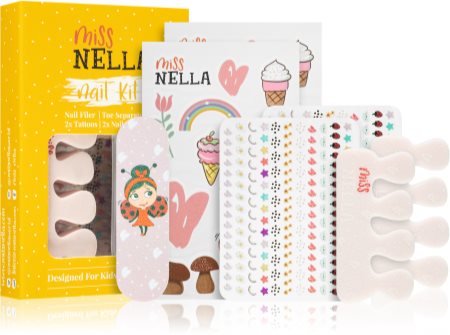 Miss Nella Nail Kit Set Manicure Kit for Children Set per manicure (per bambini)