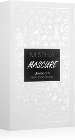 Missha Merry Christmas Mascure Mask Set sada plátenných masiek (mix)