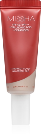 Missha M Perfect Cover BB Cream Pro feuchtigkeitsspendende BB Creme hoher UV-Schutz
