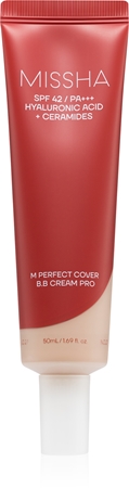 Missha M Perfect Cover BB Cream Pro feuchtigkeitsspendende BB Creme hoher UV-Schutz