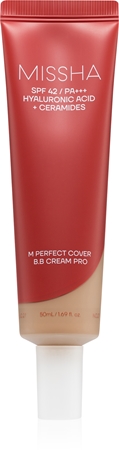 Missha M Perfect Cover BB Cream Pro feuchtigkeitsspendende BB Creme hoher UV-Schutz