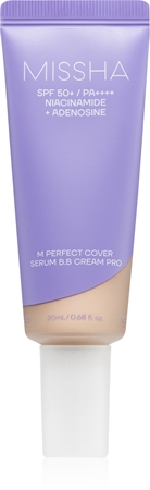 Missha M Perfect Cover Serum BB Cream Pro BB crème pour un teint parfait et unifié SPF 50+