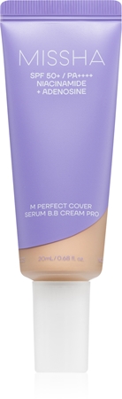 Missha M Perfect Cover Serum BB Cream Pro ΒΒ κρέμα για άψογη και ενιαία εμφάνιση της επιδερμίδας SPF 50+