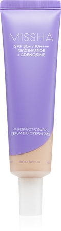 Missha M Perfect Cover Serum BB Cream Pro ΒΒ κρέμα για άψογη και ενιαία εμφάνιση της επιδερμίδας SPF 50+