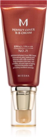 Missha M Perfect Cover crema BB cu o protectie UV ridicata