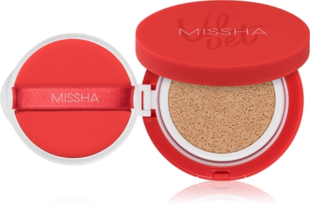 Missha Velvet Finish Cushion langanhaltendes Make up im Schwämmchen SPF 50+