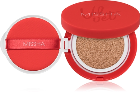 Missha Velvet Finish Cushion langanhaltendes Make up im Schwämmchen SPF 50+