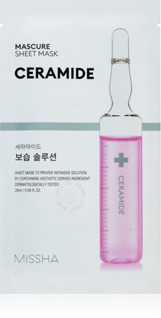 Missha Mascure Ceramide vyživující plátýnková maska