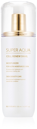 Missha Super Aqua Cell Renew Snail nawilżające mleczko do twarzy z ekstraktem ze śluzu ślimaka