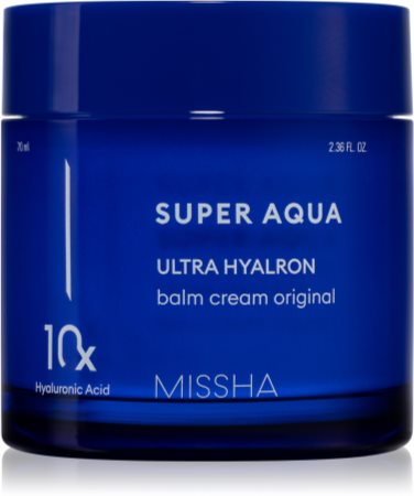 Missha Super Aqua 10 Hyaluronic Acid baume hydratant visage