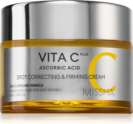 Missha Vita C Plus crème de jour raffermissante anti-taches pigmentaires