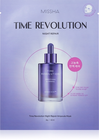 Missha Time Revolution Night Repair Ampoule plátýnková maska proti vráskám