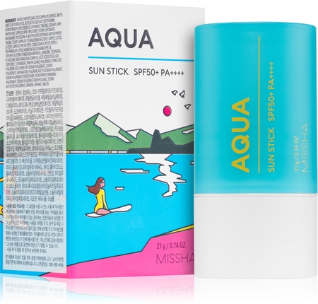 Missha All Around Safe Block Aqua Sun Stick αντηλιακή κρέμα σε στικ για έντονη ενυδάτωση